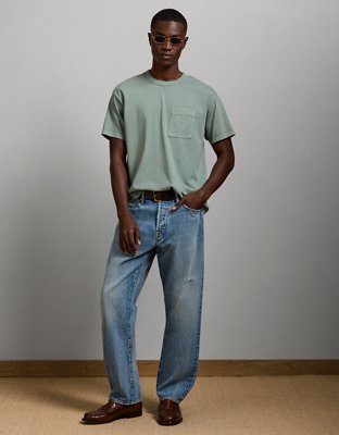 AE77 Premium Military Pocket T-Shirt | American Eagle