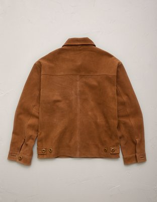 AE77 Suede Trucker Jacket