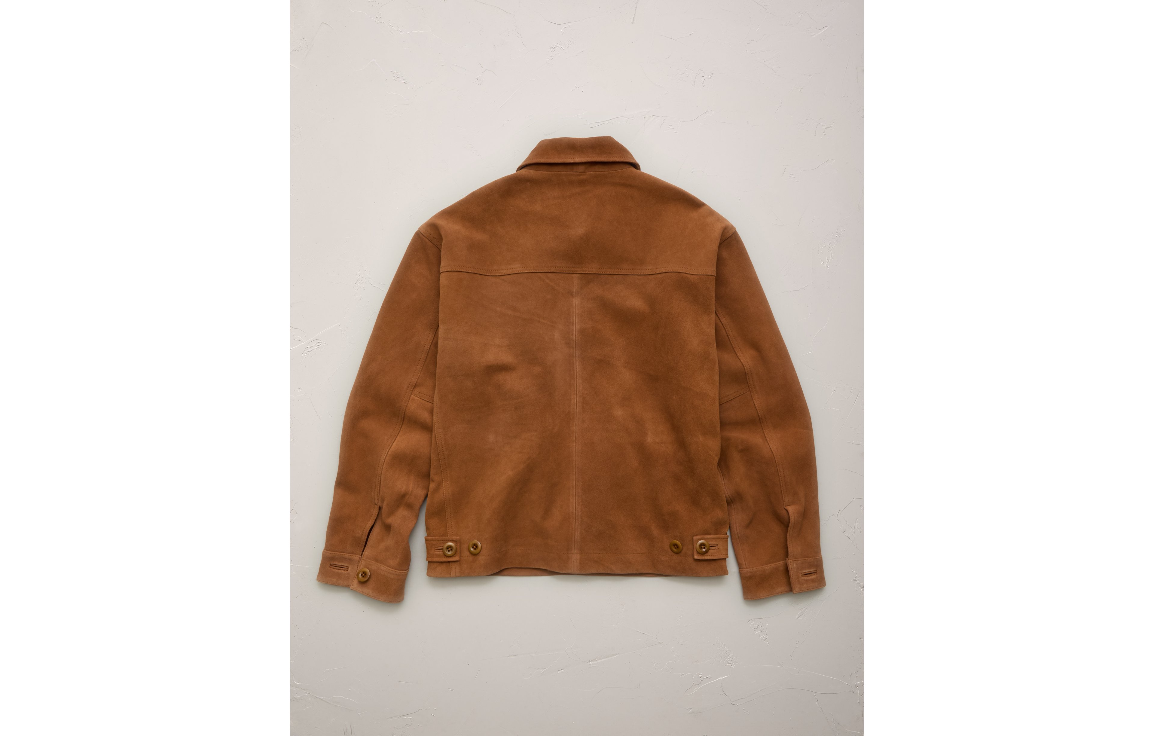 AE77 Suede Trucker Jacket