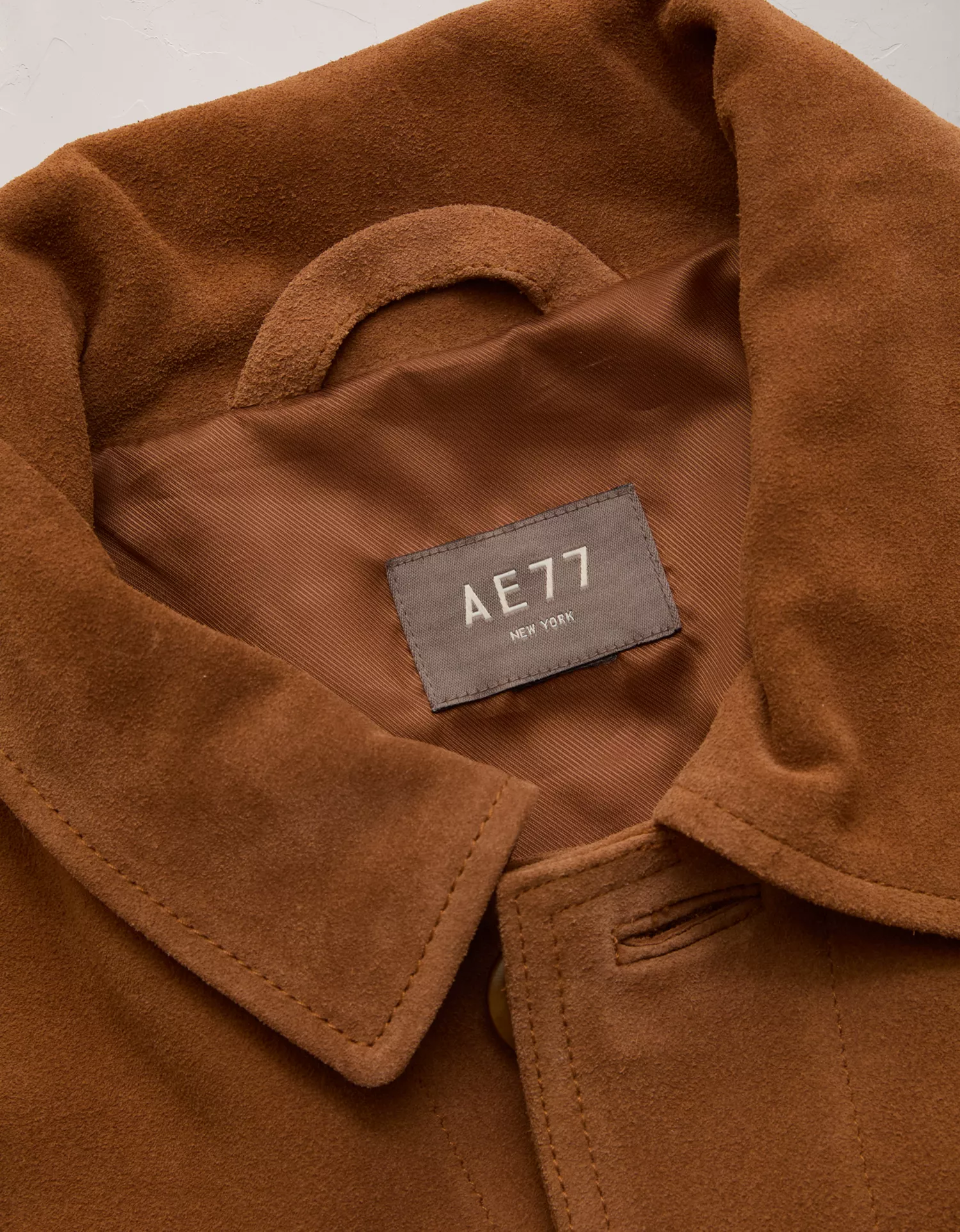 AE77 Suede Trucker Jacket - thumbnail 6