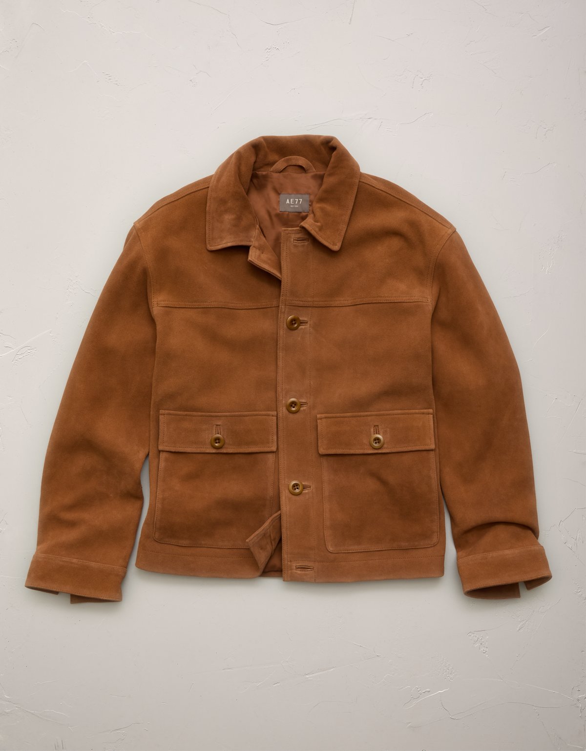 AE77 Suede Trucker Jacket - image 3