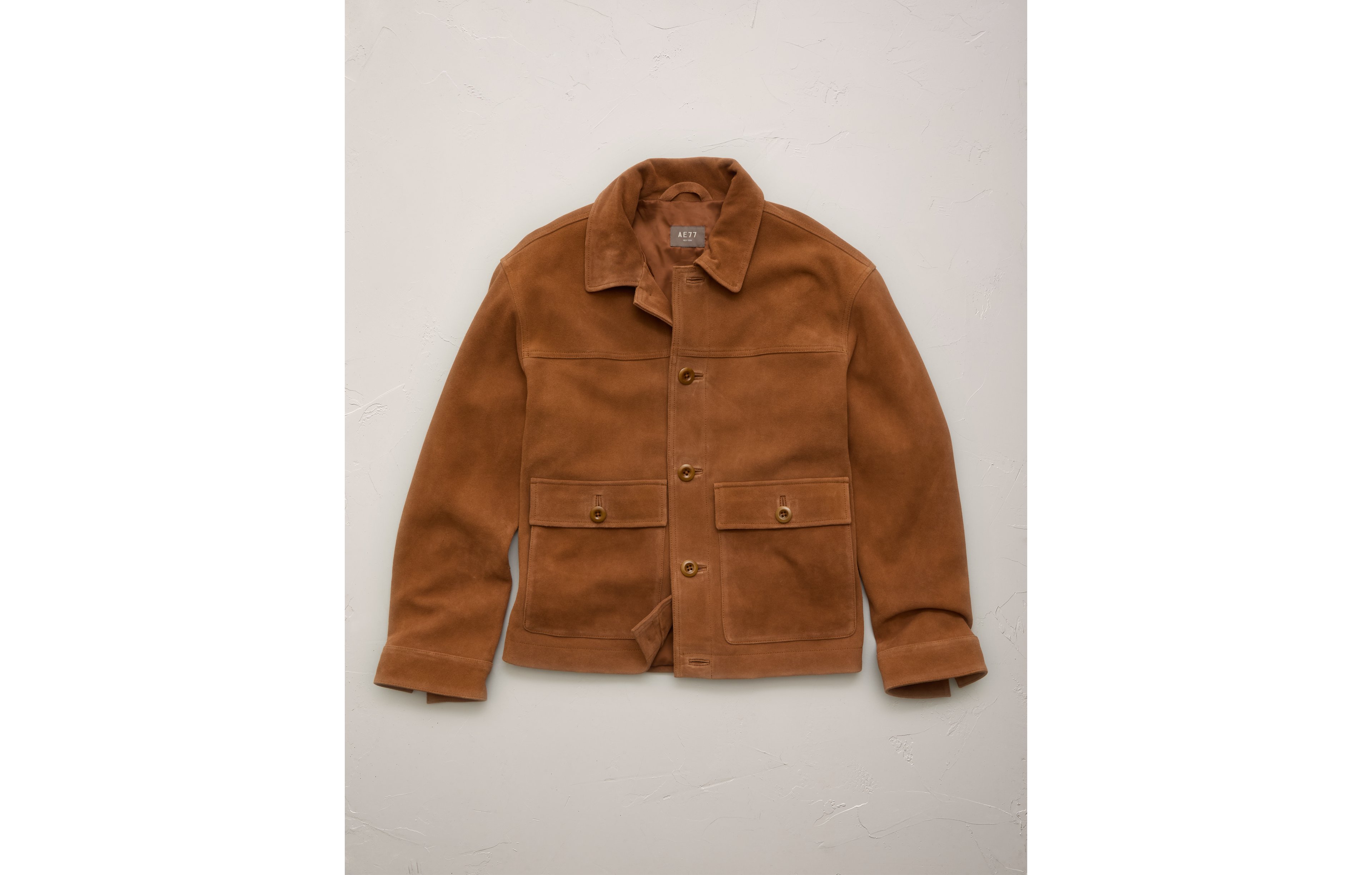 AE77 Suede Trucker Jacket