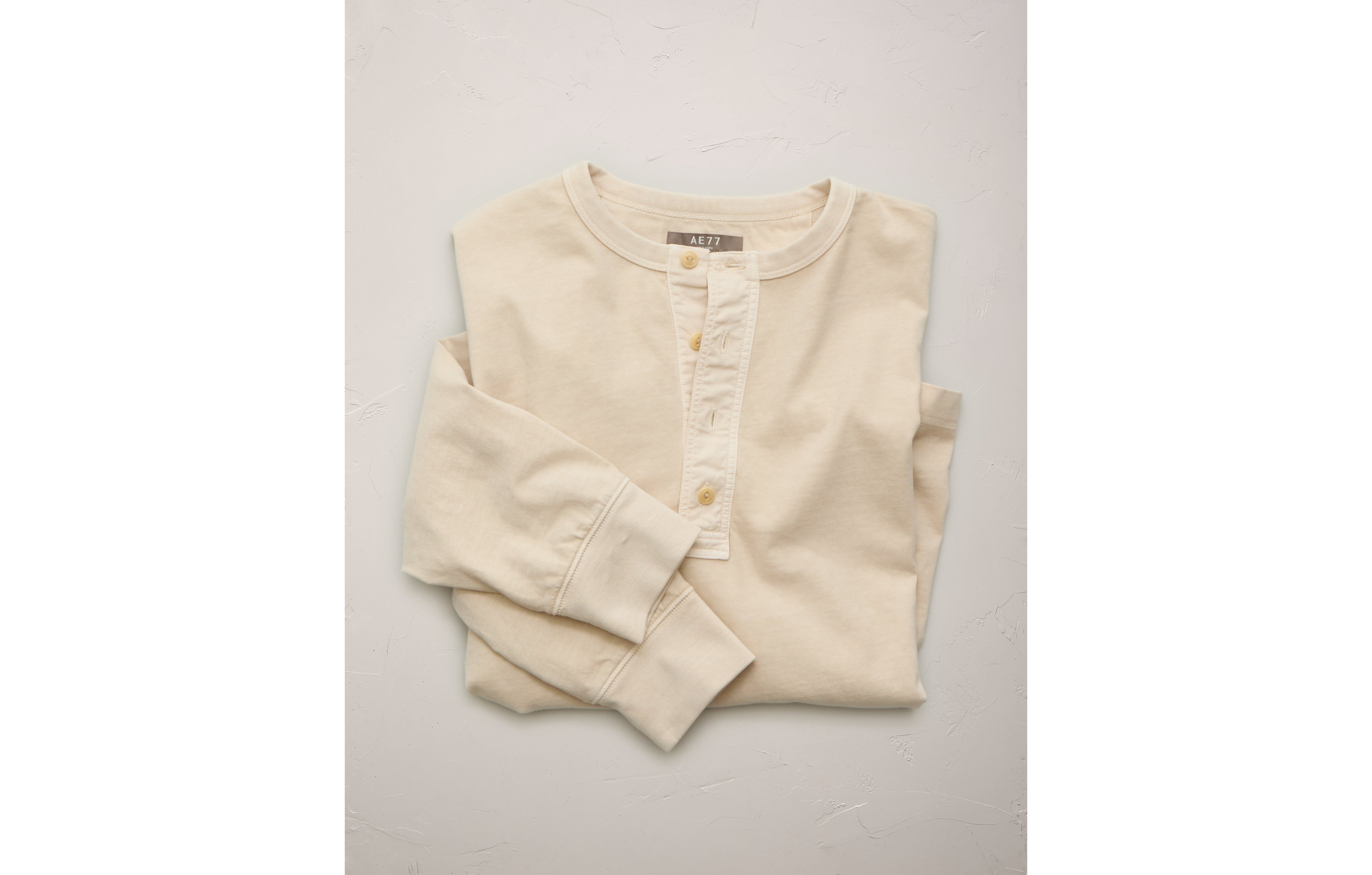 AE77 Long-Sleeve Surplus Henley Shirt
