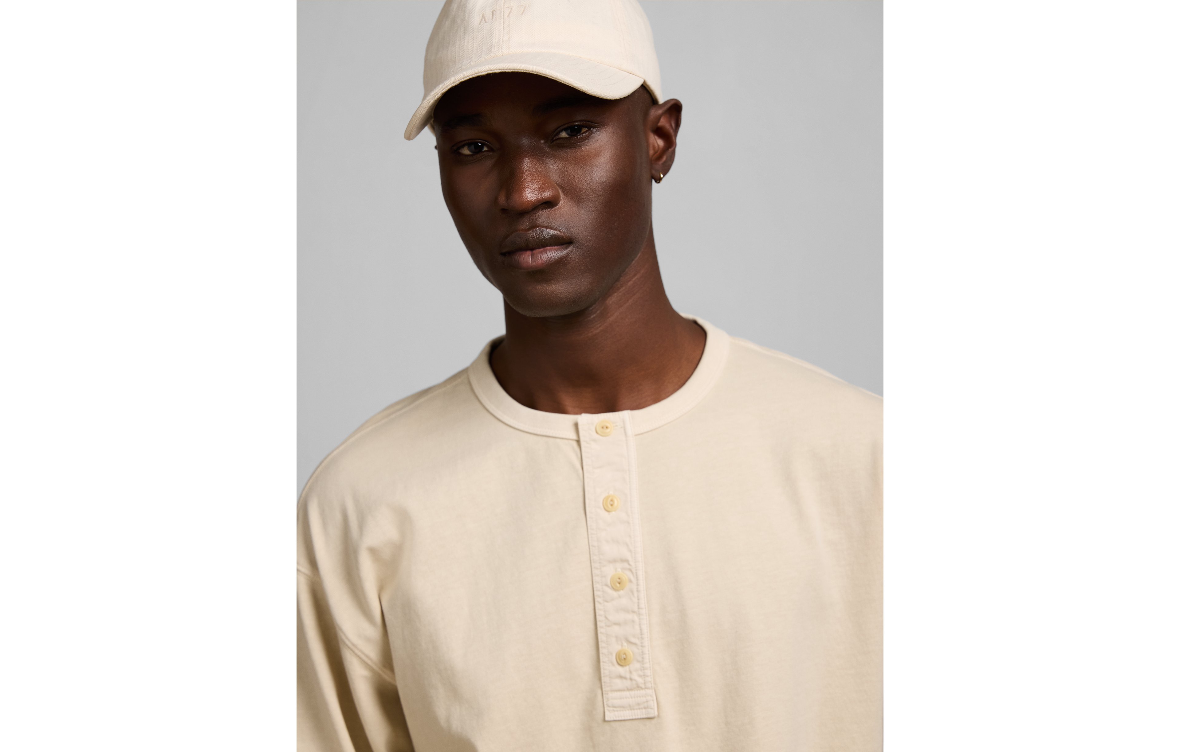 AE77 Long-Sleeve Surplus Henley Shirt