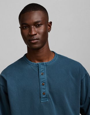 AE77 Long-Sleeve Surplus Henley Shirt