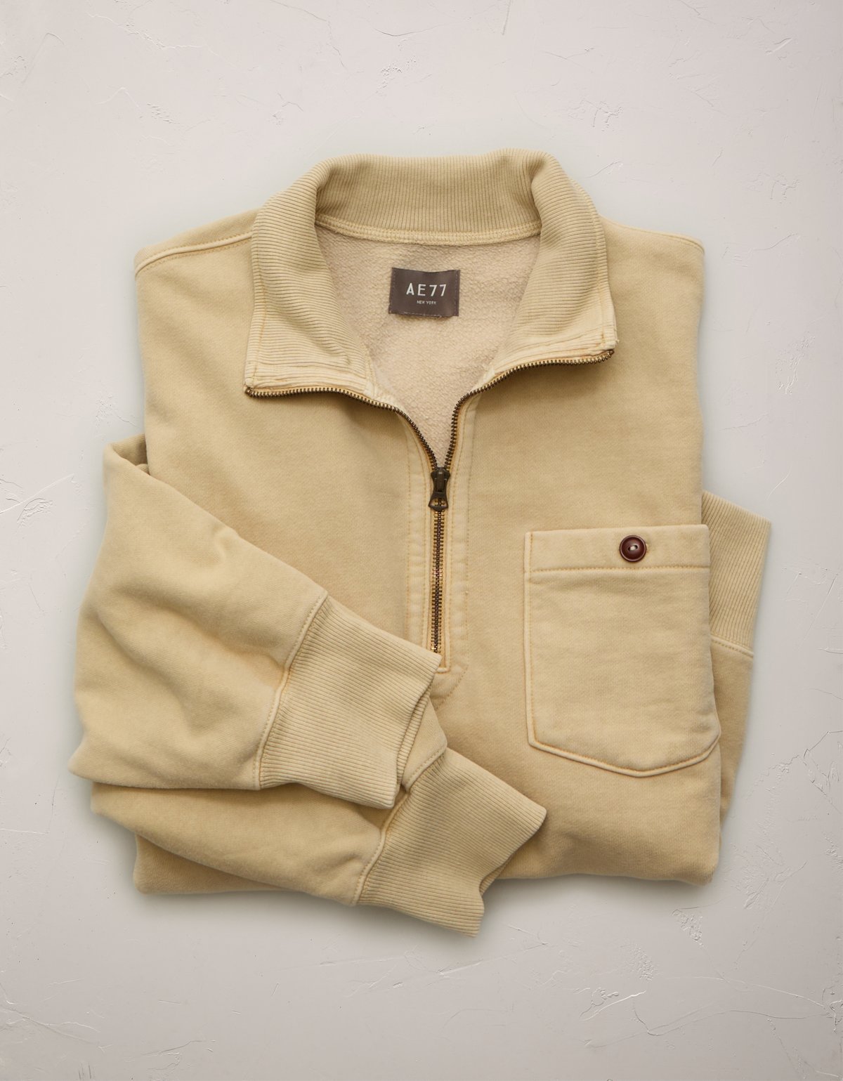 AE77 Quarter-Zip Fleece Sweatshirt - image 4