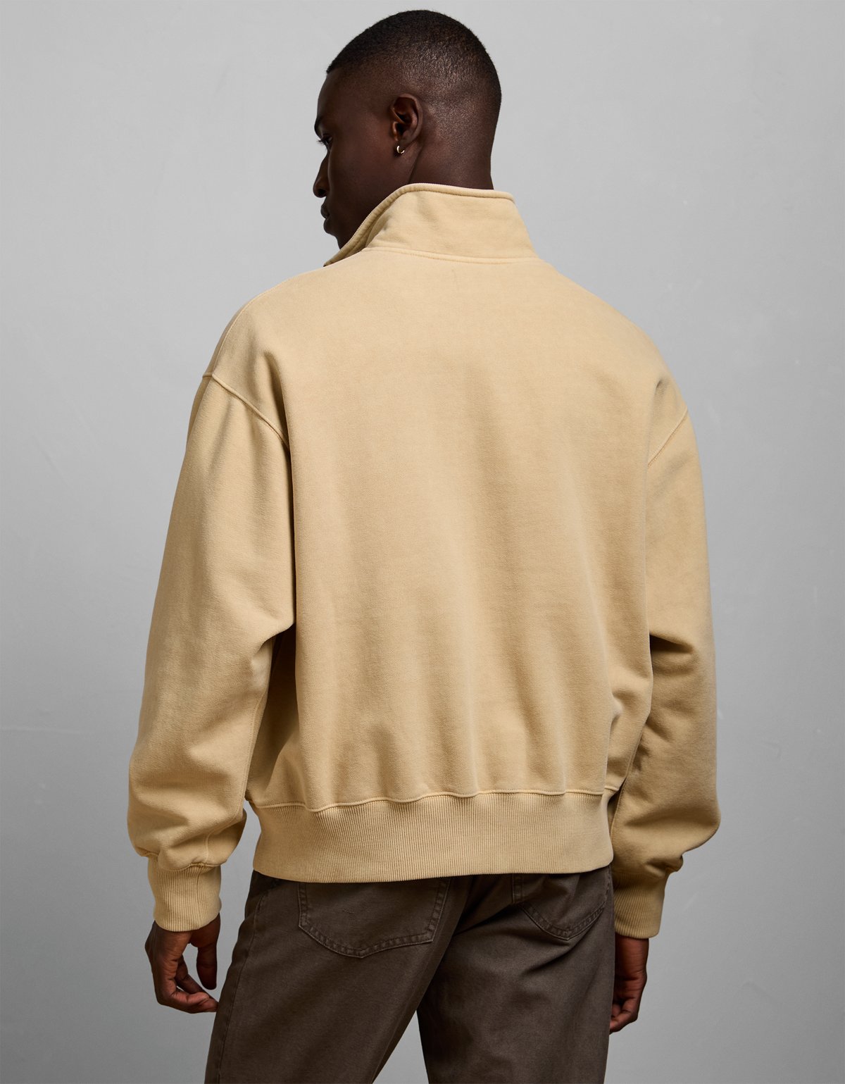 AE77 Quarter-Zip Fleece Sweatshirt - image 2