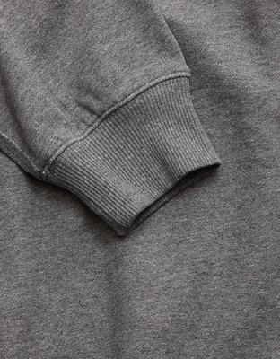 AE77 Garment-Washed Raglan Sweatshirt