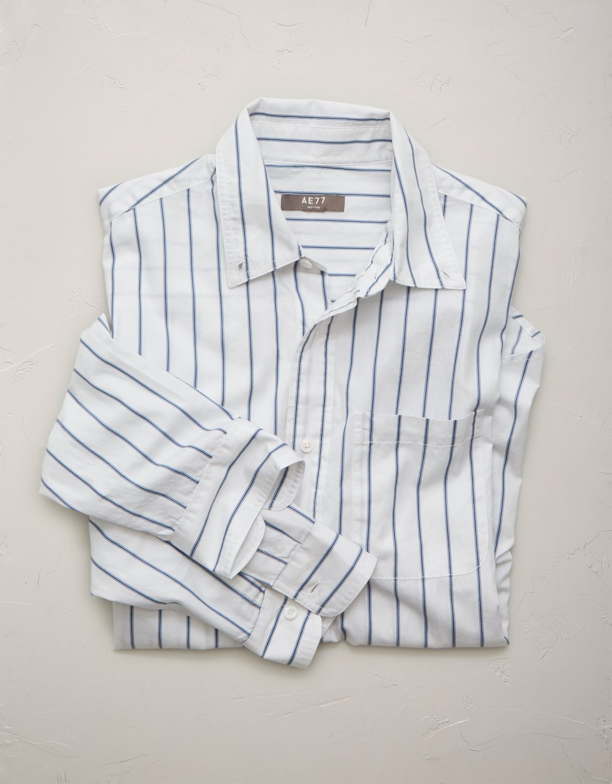 AE77 Poplin Button-Up Shirt - image 4