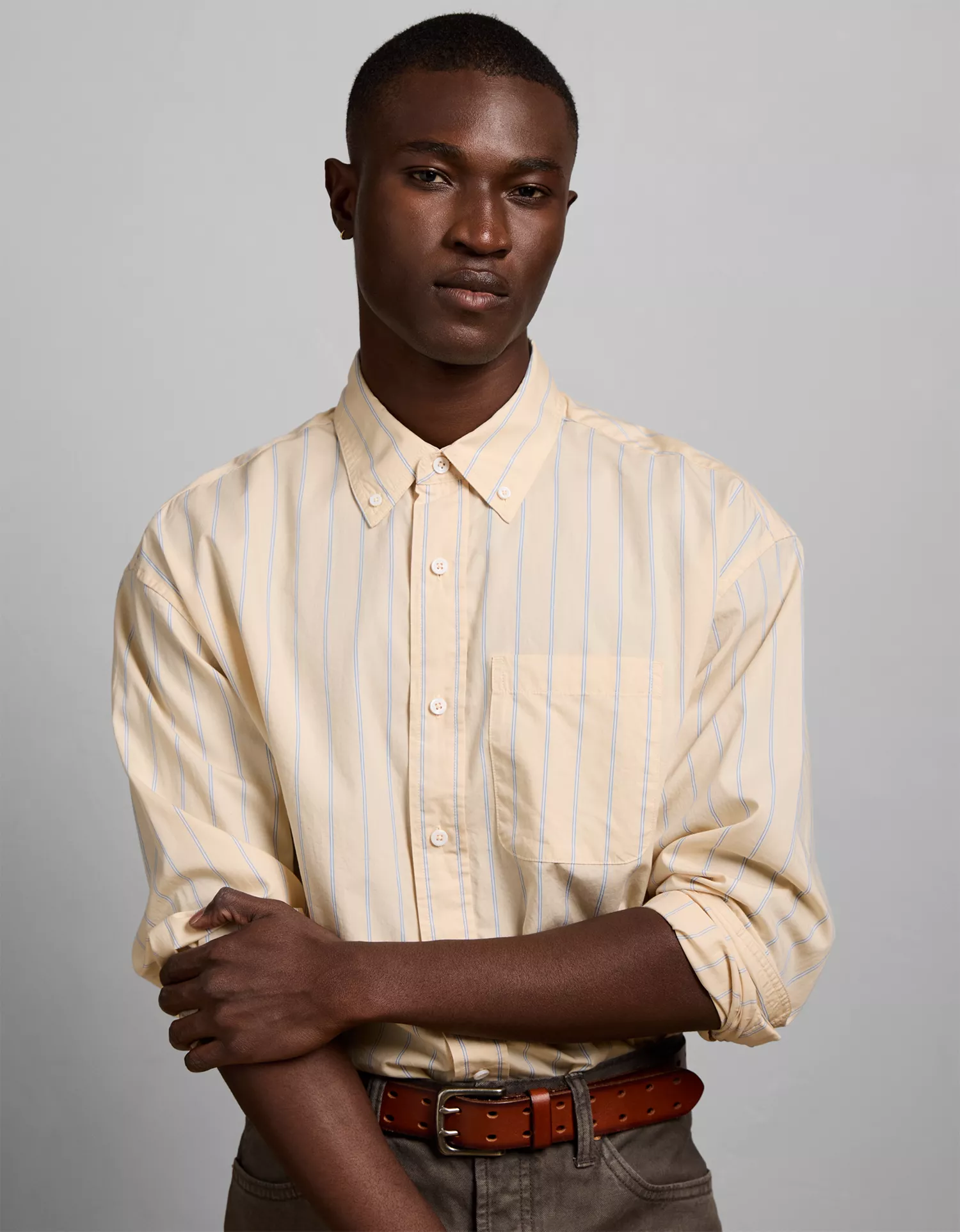 AE77 Poplin Button-Up Shirt - thumbnail 8