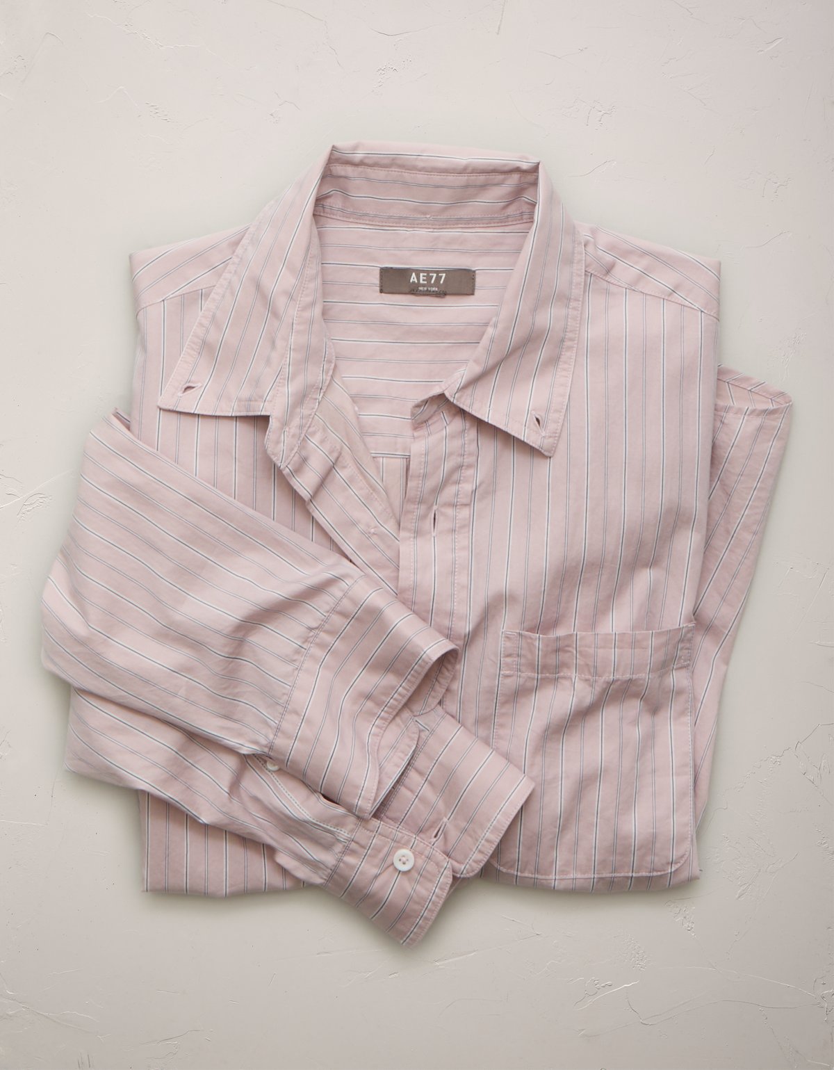 AE77 Poplin Button-Up Shirt - image 4