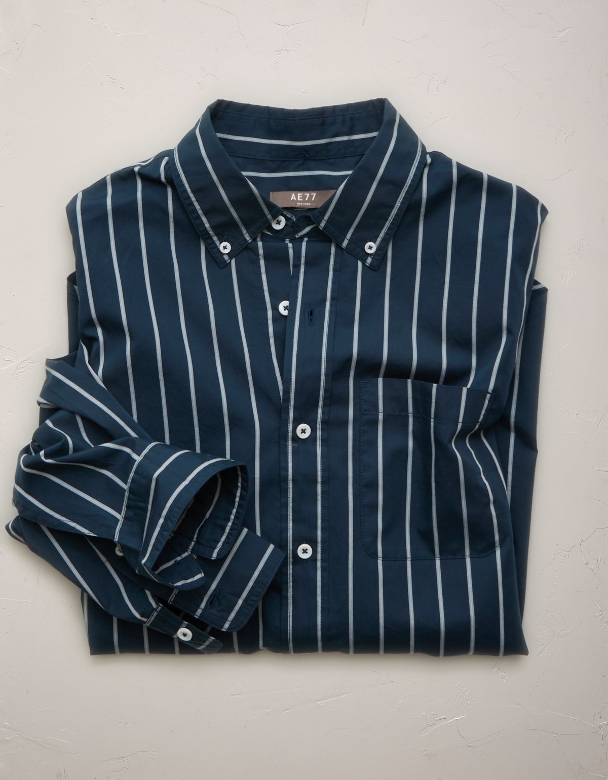AE77 Poplin Button-Up Shirt - image 3