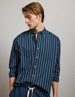 AE77 Poplin Button-Up Shirt