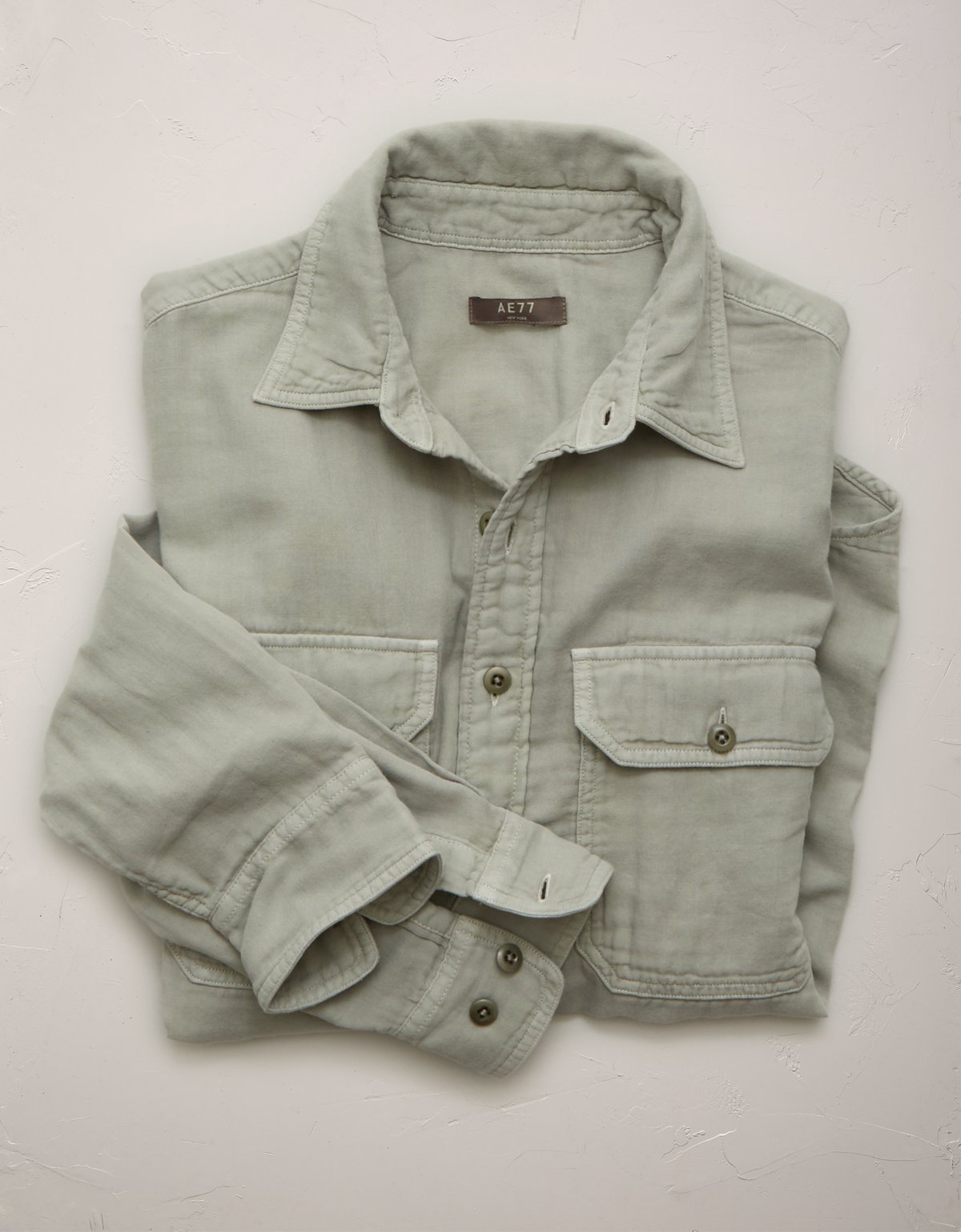 AE77 Cotton Gauze Utility Shirt - image 4