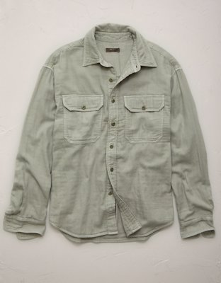 AE77 Cotton Gauze Utility Shirt