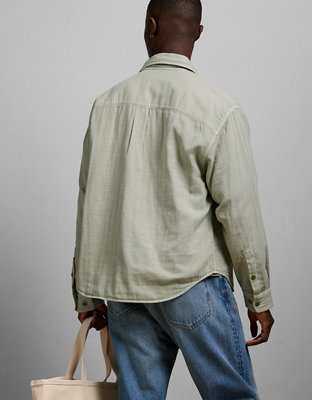 AE77 Cotton Gauze Utility Shirt
