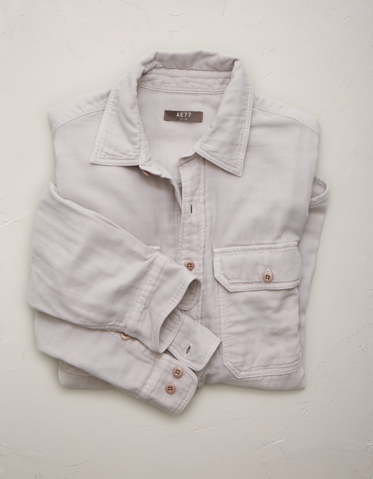 AE77 Cotton Gauze Utility Shirt - image 4