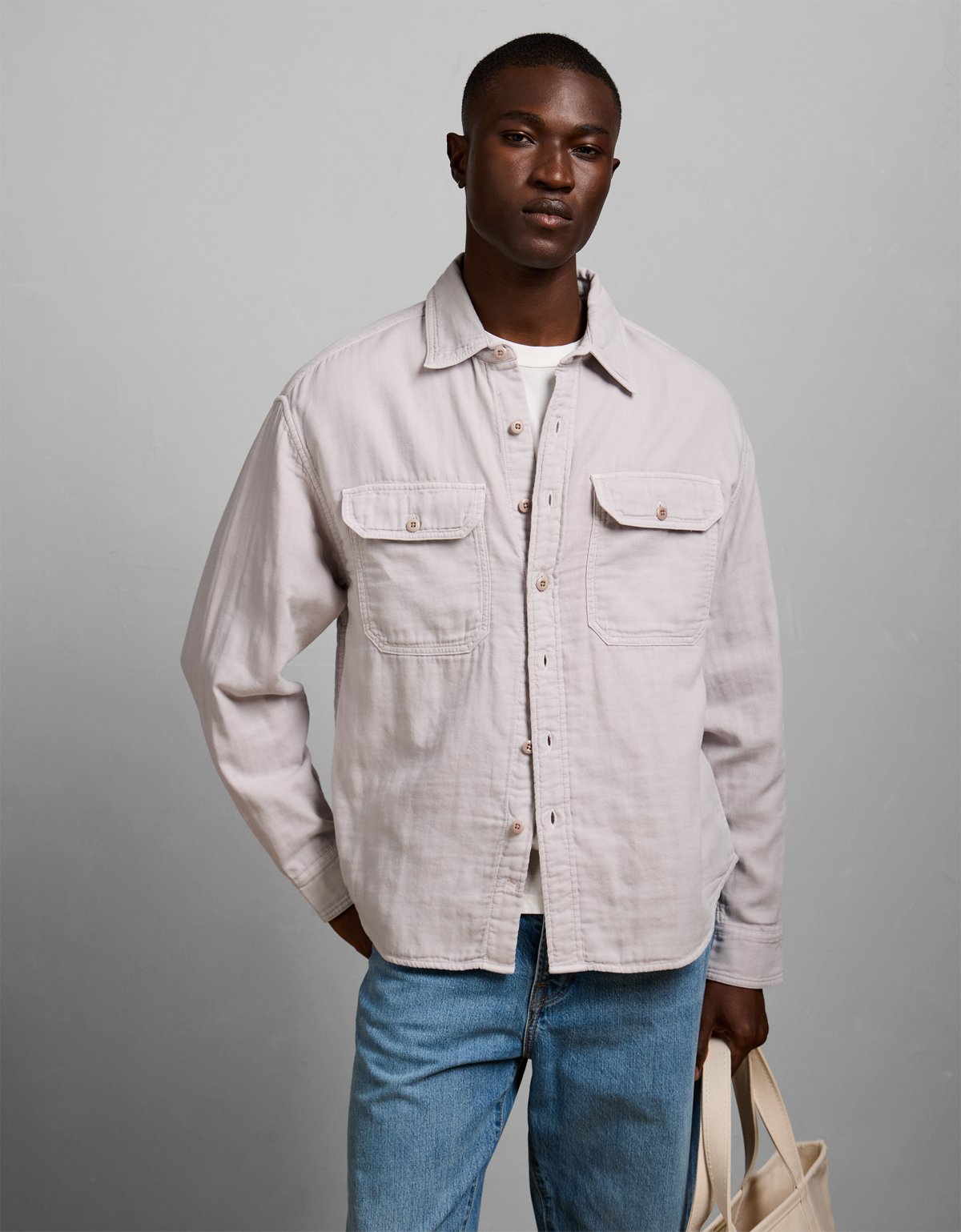 AE77 Cotton Gauze Utility Shirt - image 5