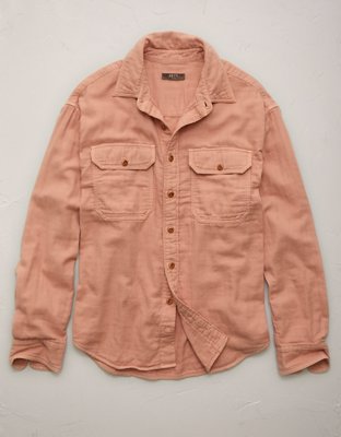 AE77 Cotton Gauze Utility Shirt