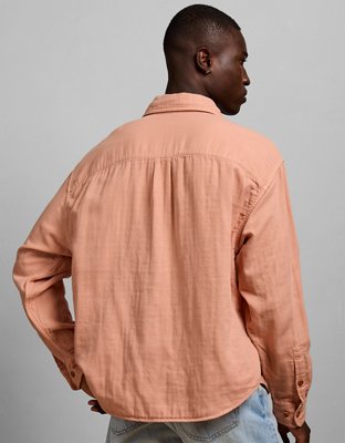 AE77 Cotton Gauze Utility Shirt | American Eagle