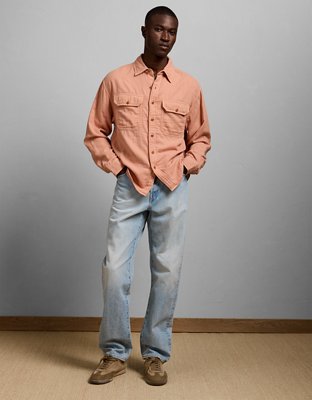 AE77 Cotton Gauze Utility Shirt