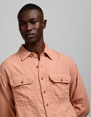 AE77 Cotton Gauze Utility Shirt