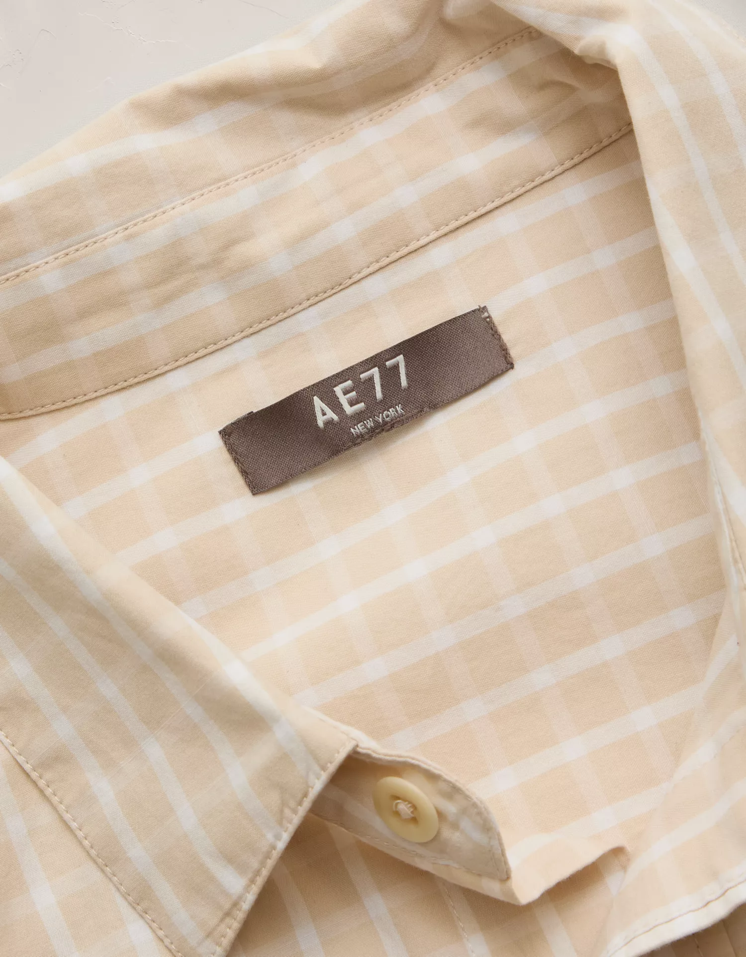 AE77 Poplin Military Button-Up Shirt - thumbnail 6