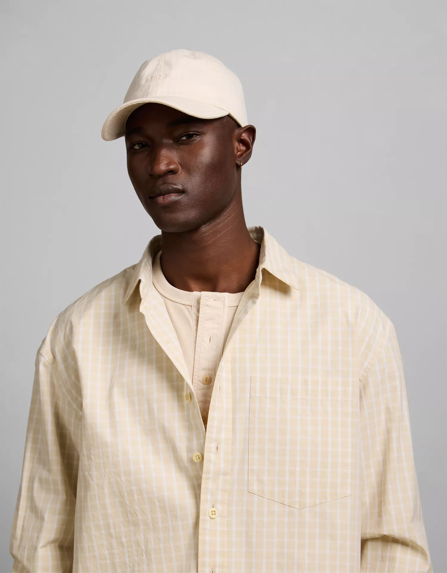 AE77 Poplin Military Button-Up Shirt - thumbnail 7