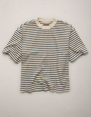 AE77 Overdyed Striped T-Shirt