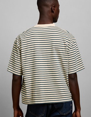 AE77 Overdyed Striped T-Shirt