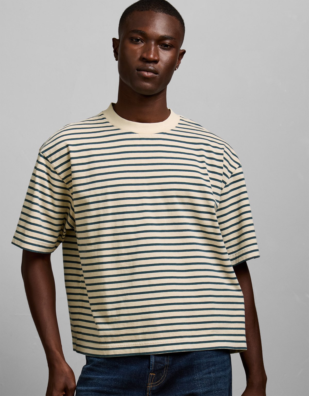 AE77 Overdyed Striped T-Shirt - image 5