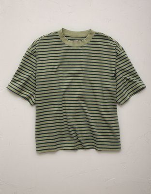 AE77 Overdyed Striped T-Shirt