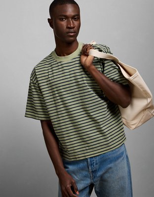 AE77 Overdyed Striped T-Shirt