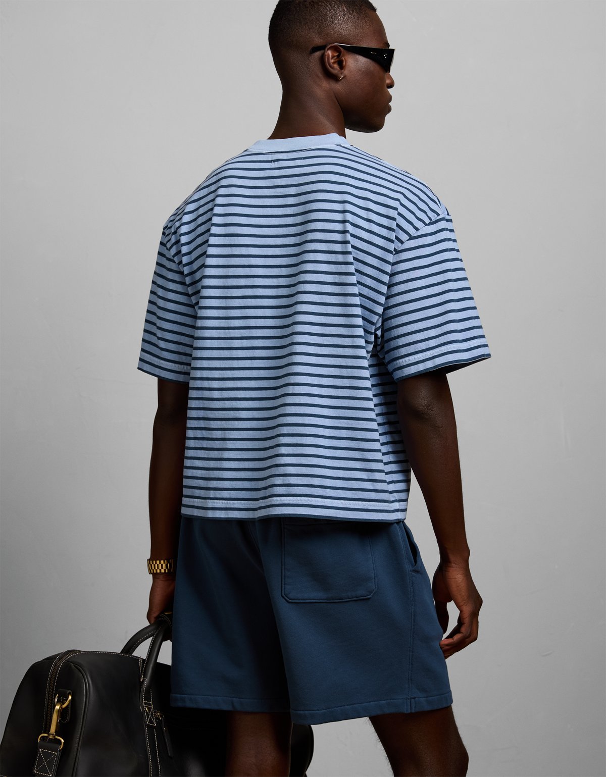 AE77 Overdyed Striped T-Shirt - image 2