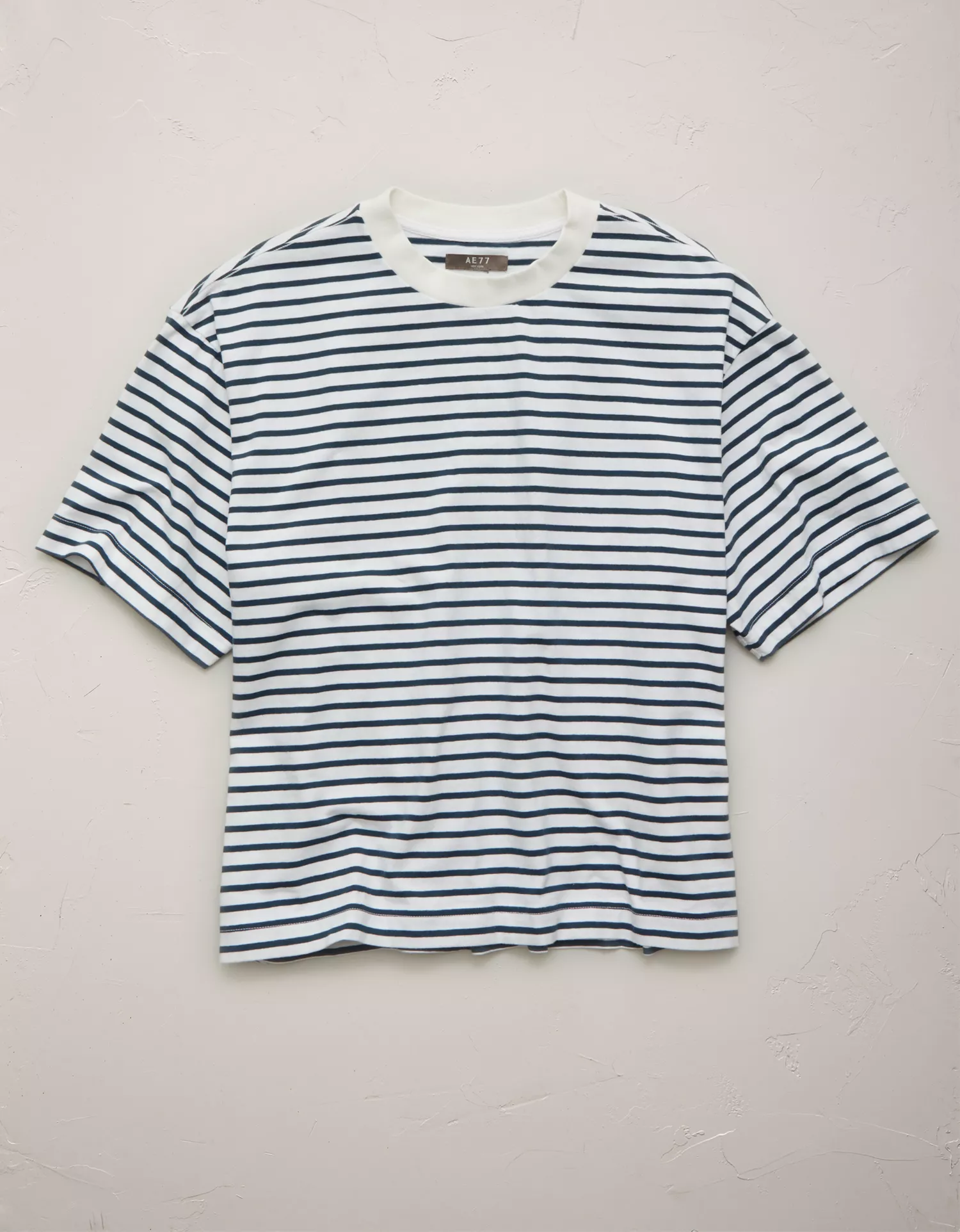 AE77 Boxy Striped T-Shirt - thumbnail 3