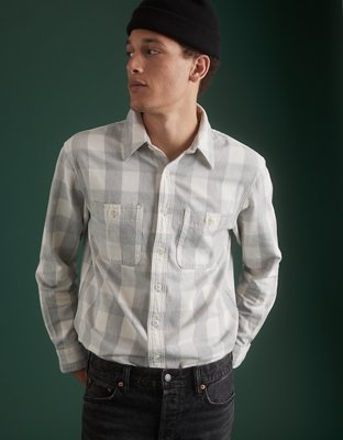Мужские рубашки American Eagle AE77 Premium Flannel Shirt — фото 5