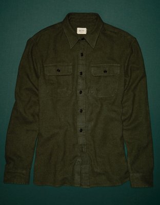 AE77 Premium Brushed Twill Workshirt