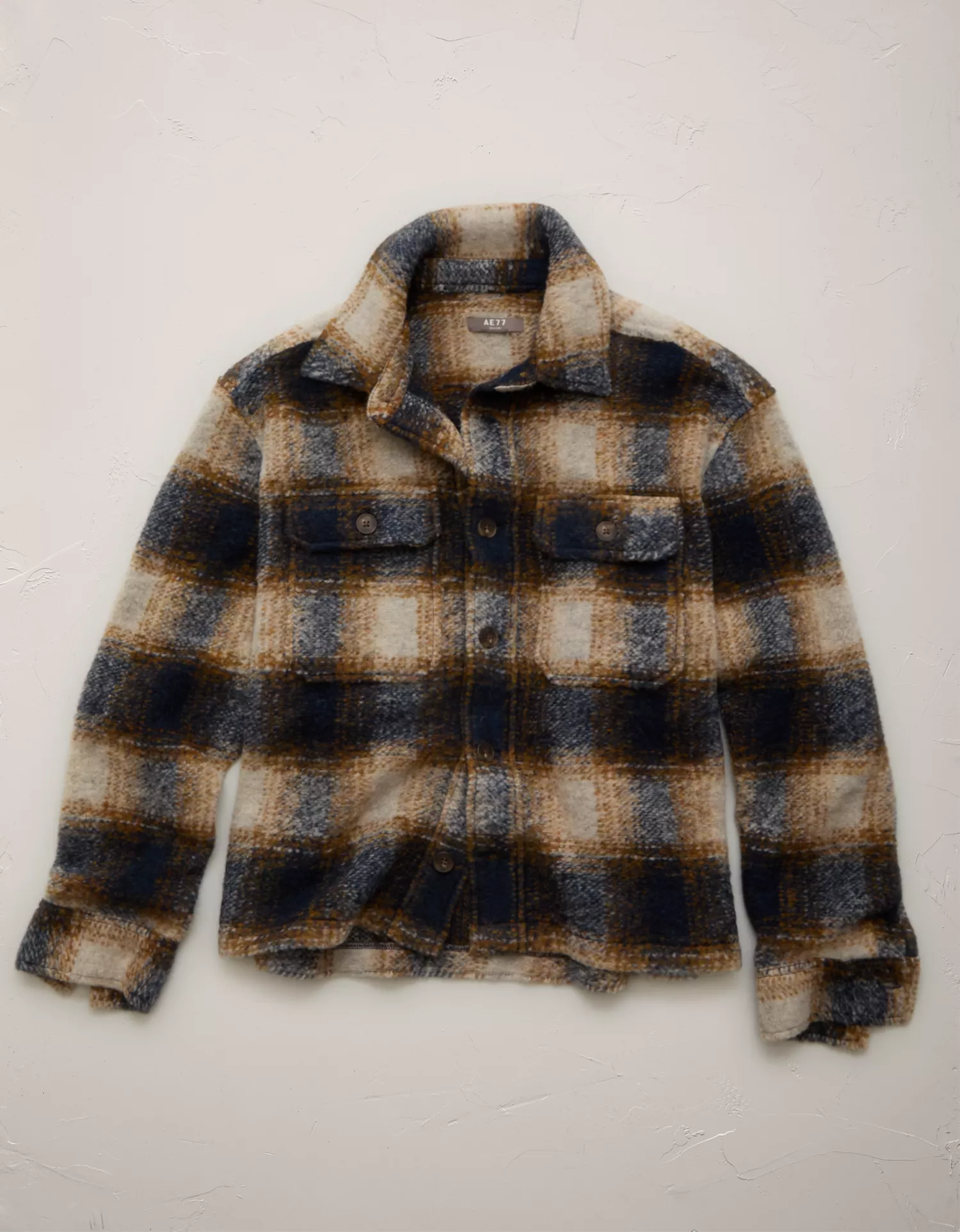 AE77 Wool Shacket
