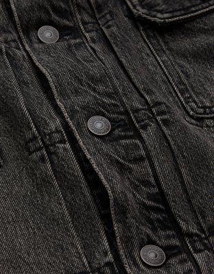 AE77 Premium Slim Fit Denim Trucker Jacket