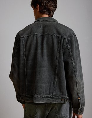 AE77 Premium Slim Fit Denim Trucker Jacket