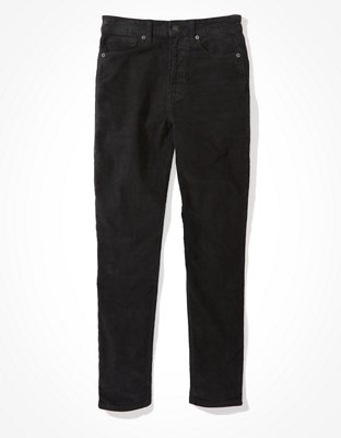 high waisted stretchy mom jeans