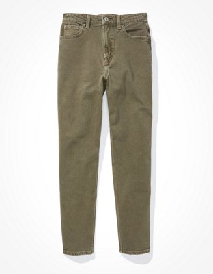 khaki jeans women's american eagle