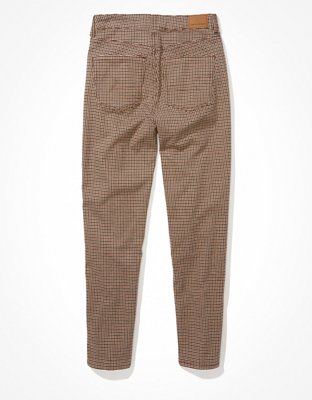 AE Plaid Mom Pant