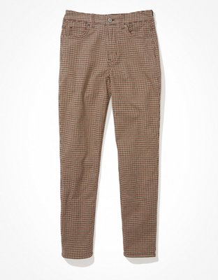 Женские брюки American Eagle AE Plaid Mom Pant — фото 3