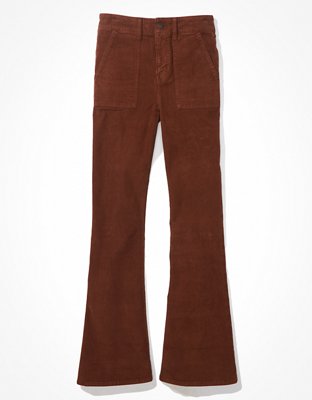 AE Corduroy Super High-Waisted Flare Pant