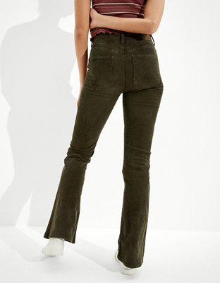 AE Corduroy Super High-Waisted Flare Pant