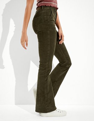 AE Corduroy Super High-Waisted Flare Pant