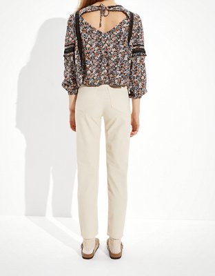 AE Stretch Corduroy Mom Straight Pant