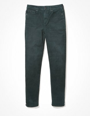 ae stretch corduroy mom straight pant