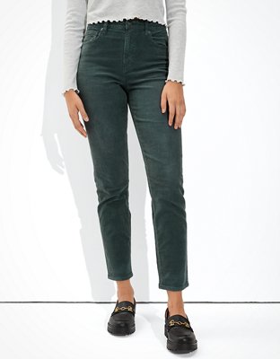 ae patchwork color block corduroy pants